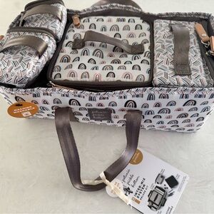 Petunia Pickle Bottom Multicolor Rainbow Diaper Bag/Stroller Organizer